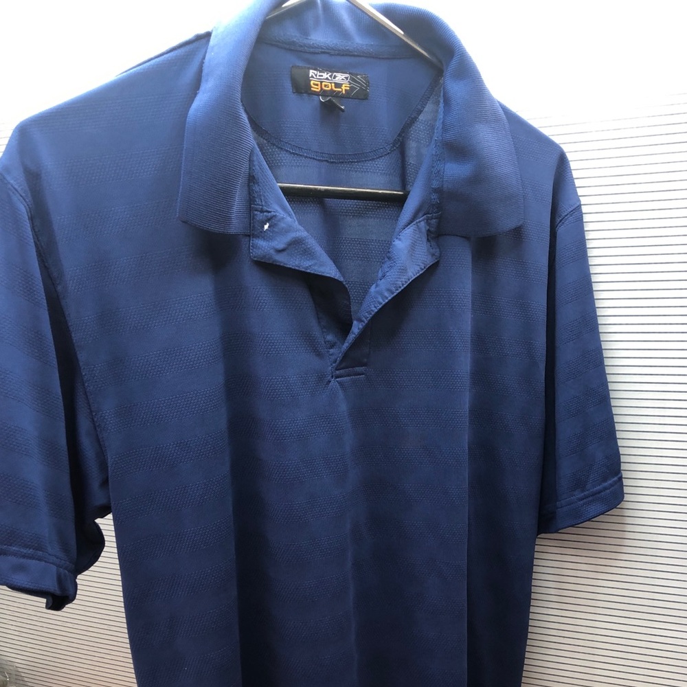 RBK Golf Polo Shirt- Mens Sz L- Navy Blue, In excellent condition.